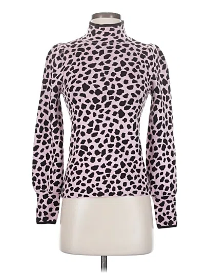 Pre-owned Ann Taylor Turtleneck Sweater In Pink