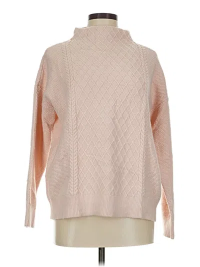 Pre-owned Ann Taylor Turtleneck Sweater In Pink