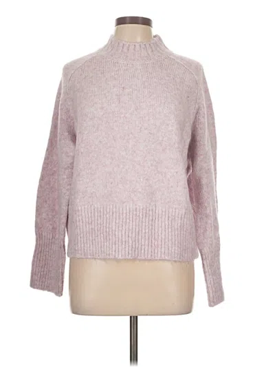 Pre-owned Ann Taylor Turtleneck Sweater In Pink
