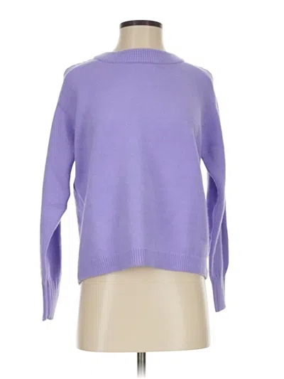 Pre-owned Ann Taylor Turtleneck Sweater In Purple