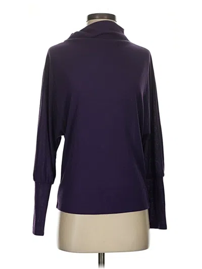 Pre-owned Ann Taylor Turtleneck Sweater In Purple