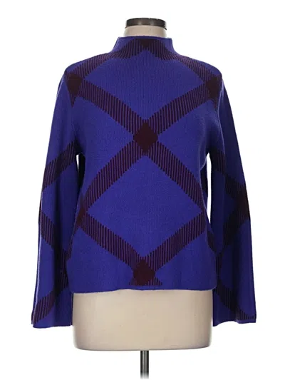Pre-owned Ann Taylor Turtleneck Sweater In Purple