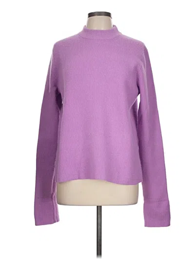Pre-owned Ann Taylor Turtleneck Sweater In Purple
