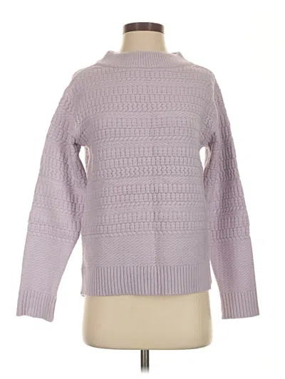 Pre-owned Ann Taylor Turtleneck Sweater In Purple
