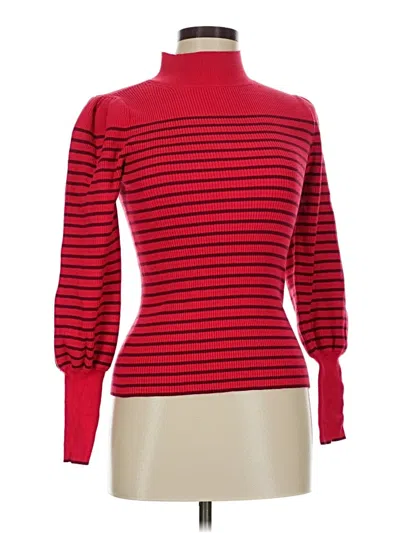 Pre-owned Ann Taylor Turtleneck Sweater In Red