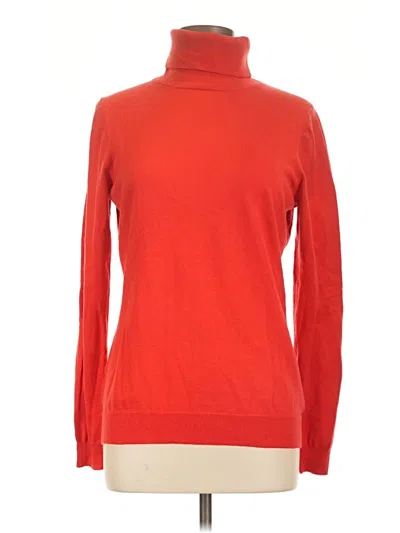 Pre-owned Ann Taylor Turtleneck Sweater In Red