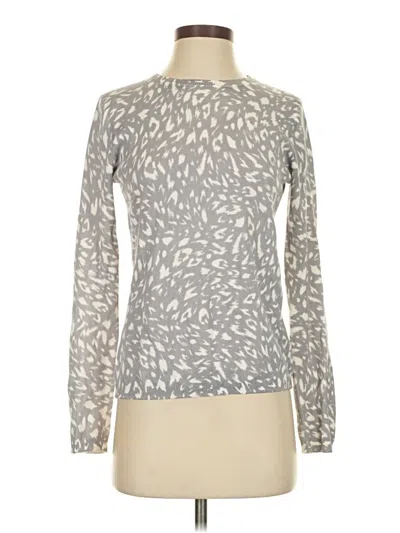 Pre-owned Ann Taylor Turtleneck Sweater In Silver