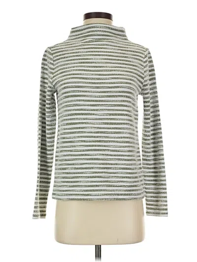 Pre-owned Ann Taylor Turtleneck Sweater In Silver