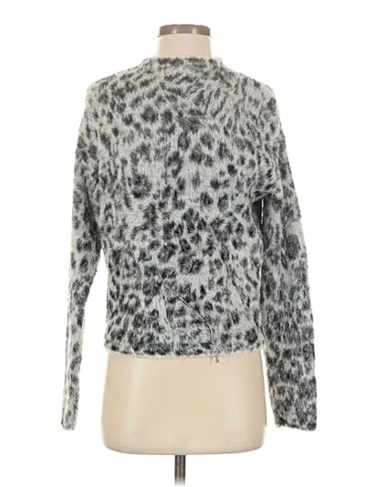 Pre-owned Ann Taylor Turtleneck Sweater In Silver