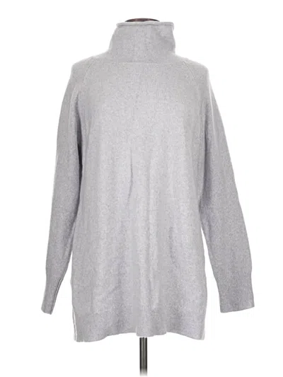 Pre-owned Ann Taylor Turtleneck Sweater In Silver