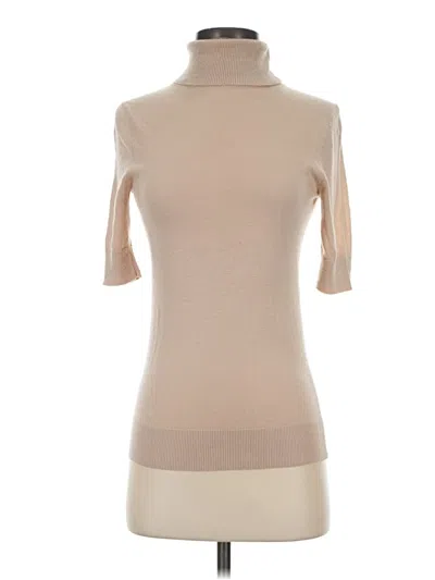 Pre-owned Ann Taylor Turtleneck Sweater In Tan