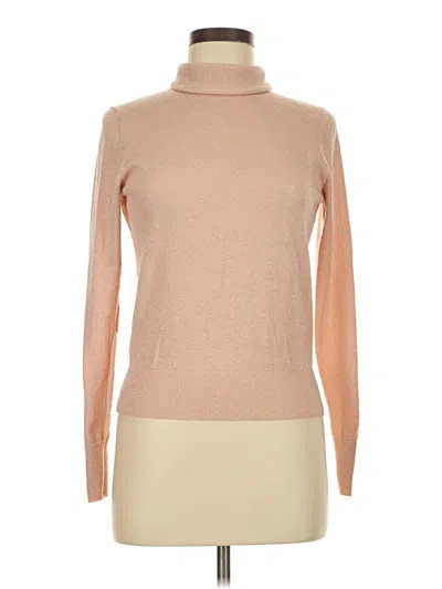 Pre-owned Ann Taylor Turtleneck Sweater In Tan
