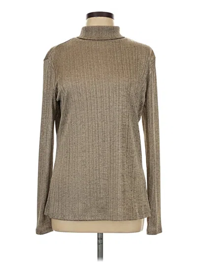 Pre-owned Ann Taylor Turtleneck Sweater In Tan