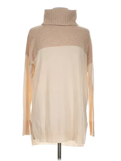Pre-owned Ann Taylor Turtleneck Sweater In Tan