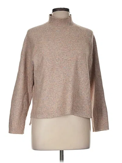 Pre-owned Ann Taylor Turtleneck Sweater In Tan