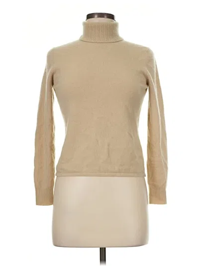 Pre-owned Ann Taylor Turtleneck Sweater In Tan
