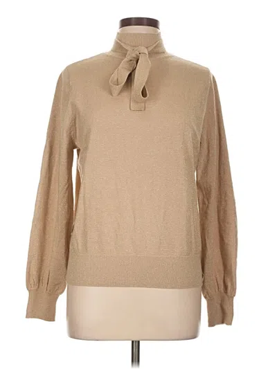 Pre-owned Ann Taylor Turtleneck Sweater In Tan