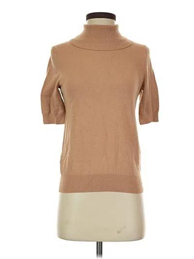 Pre-owned Ann Taylor Turtleneck Sweater In Tan