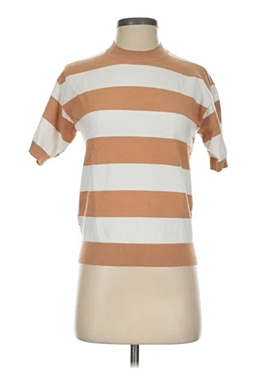 Pre-owned Ann Taylor Turtleneck Sweater In Tan