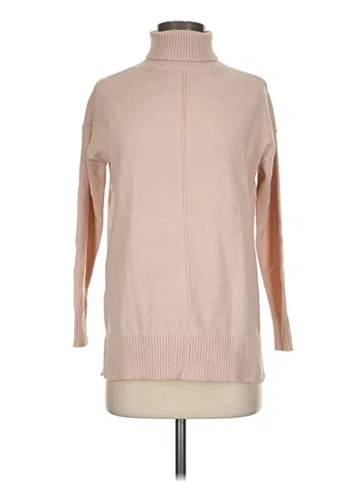 Pre-owned Ann Taylor Turtleneck Sweater In Tan