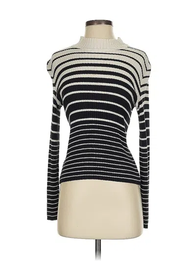 Pre-owned Ann Taylor Turtleneck Sweater In White