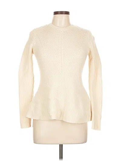 Pre-owned Ann Taylor Turtleneck Sweater In White