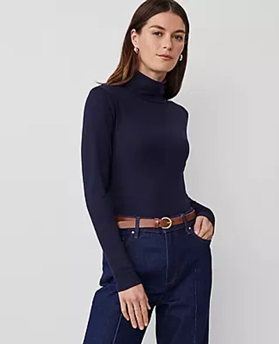 Ann Taylor Turtleneck Top In Night Sky