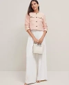 Ann Taylor Petite Tweed Patch Pocket Cropped Jacket