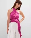 Ann Taylor Twist Halter Tie Top