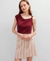 Ann Taylor Twisted Shoulder Shell Top