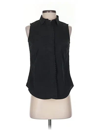Pre-owned Ann Taylor Vest In Black