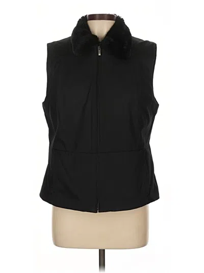 Pre-owned Ann Taylor Vest In Black