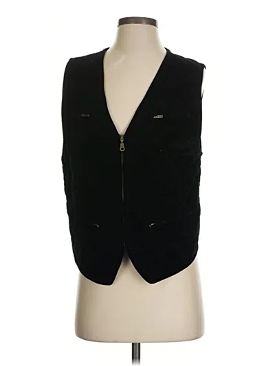 Pre-owned Ann Taylor Vest In Black