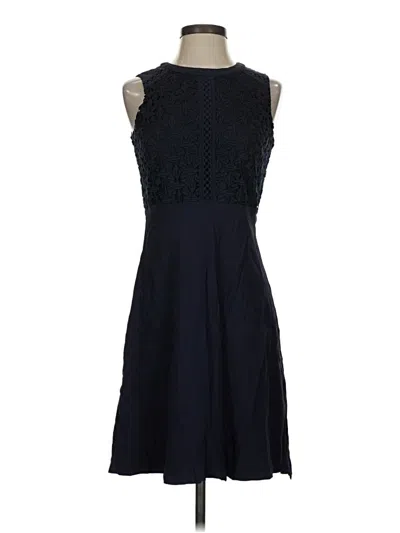 Pre-owned Ann Taylor Vest In Blue