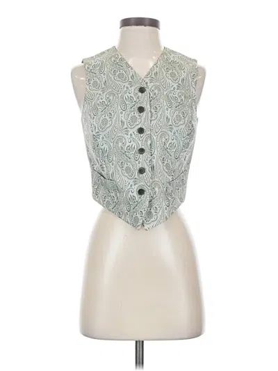 Pre-owned Ann Taylor Vest In Teal