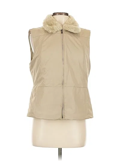Pre-owned Ann Taylor Vest In White