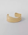 Ann Taylor Wavy Textured Metal Cuff Bracelet In Gold