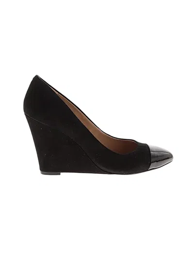 Pre-owned Ann Taylor Wedges In Black