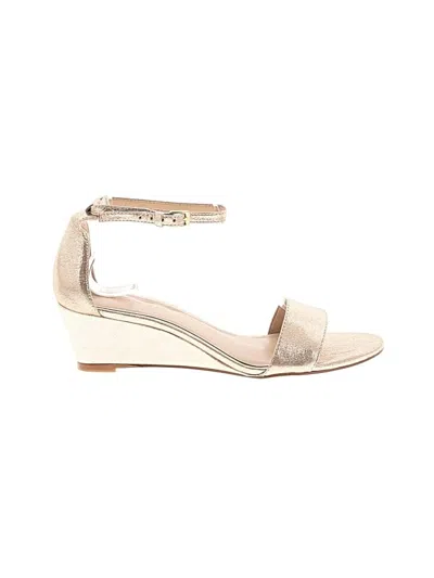 Pre-owned Ann Taylor Wedges In Ivory
