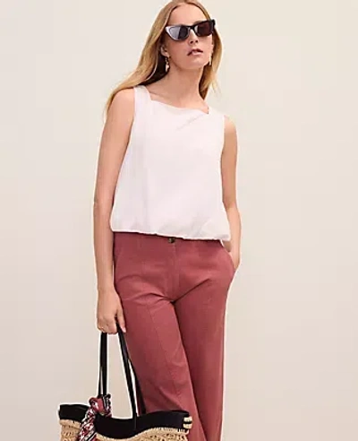Ann Taylor Weekend Bubble Hem Tank Top In Multi
