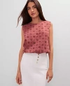 Ann Taylor Weekend Collection Bubble Hem Top