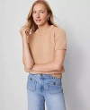 Ann Taylor Weekend Collection Chunky Wedge Sweater Tee In Brown