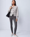 Ann Taylor Weekend Collection Classic Pull On Legging In Gray