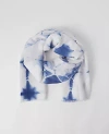 Ann Taylor Weekend Collection Dip Dye Scarf In Zephyr Blue
