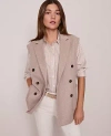 Ann Taylor Weekend Collection Double Breasted Vest In Neutral