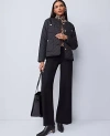 Ann Taylor Weekend Collection Easy Wide-leg Pant In Black