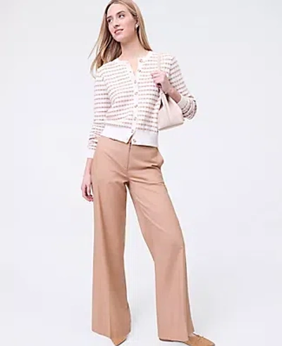 Ann Taylor Weekend Collection Everyday Wide-leg Pant In Pink