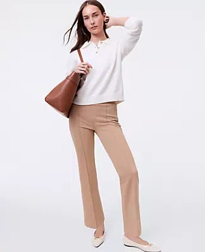 Ann Taylor Weekend Collection Flare Ankle Pant In Brown