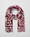 Ann Taylor Weekend Collection Floral  Scarf