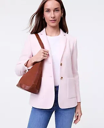 Ann Taylor Weekend Collection Greenwich Blazer In Neutral